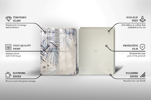 Deska za sporák Subtilní listy