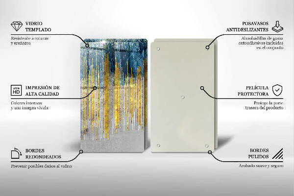 Sklo za varnou desku Designérská abstrakce