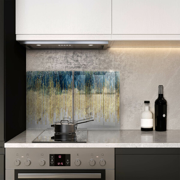 Sklo za varnou desku Designérská abstrakce