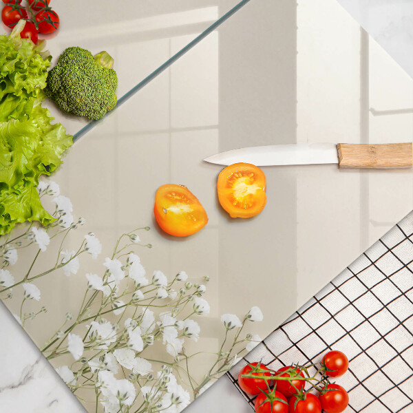 Sklo za varnou desku Sádrové boho květiny