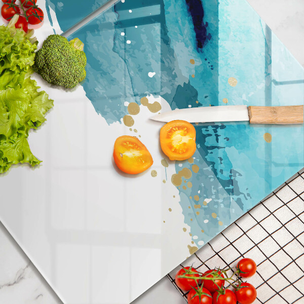 Sklo za varnou desku Modré skvrny