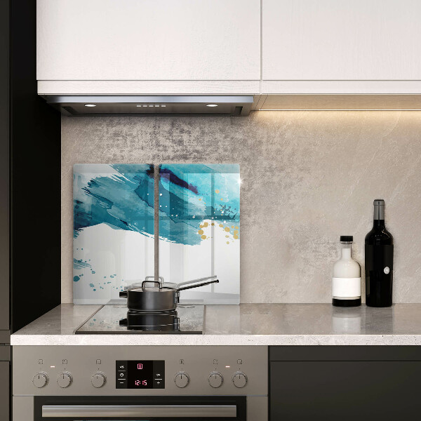 Sklo za varnou desku Modré skvrny