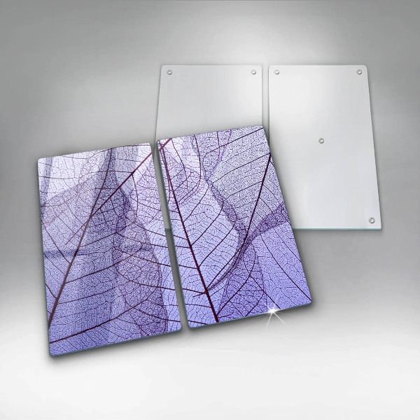 Sklo za varnou desku Listy s žilnatinou