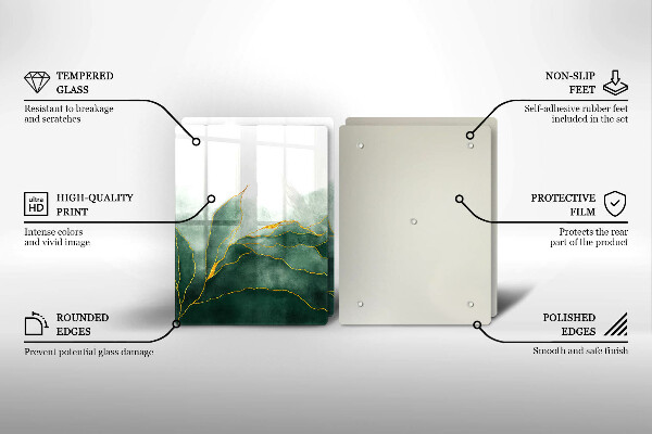 Sklo za varnou desku Abstraktní příroda