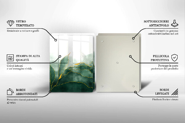 Sklo za varnou desku Abstraktní příroda