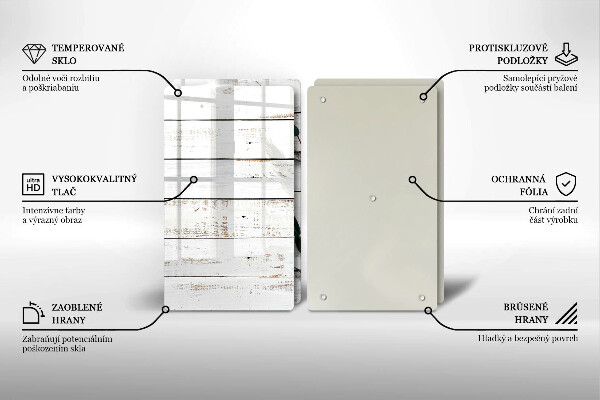 Sklo za varnou desku Staré desky a listy