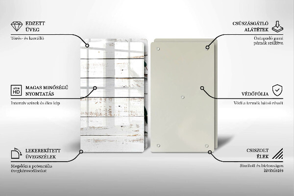 Sklo za varnou desku Staré desky a listy