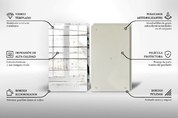 Sklo za varnou desku Staré desky a listy