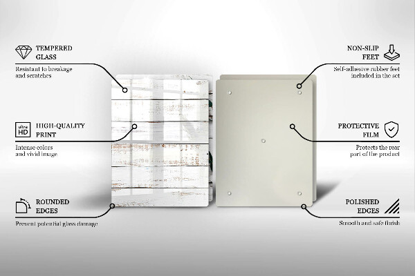 Sklo za varnou desku Staré desky a listy