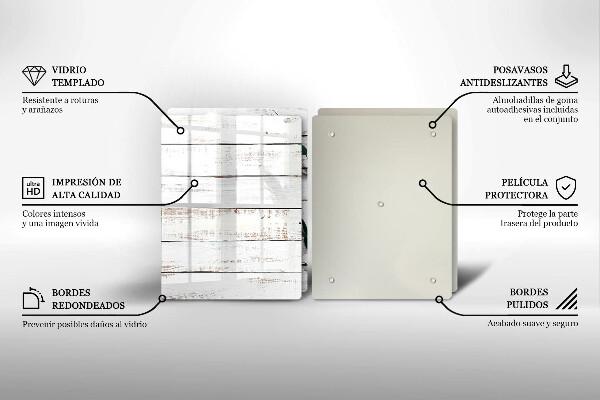 Sklo za varnou desku Staré desky a listy