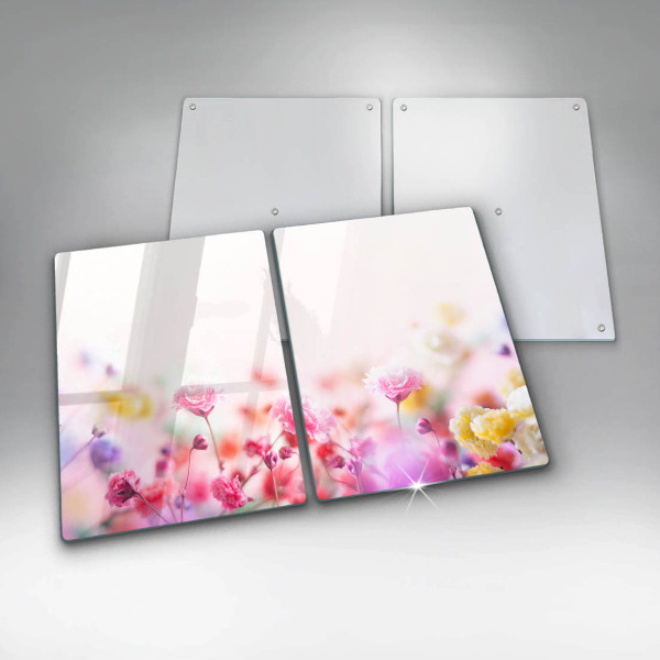 Sklo za varnou desku Květinová louka