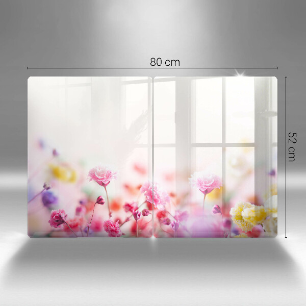 Sklo za varnou desku Květinová louka