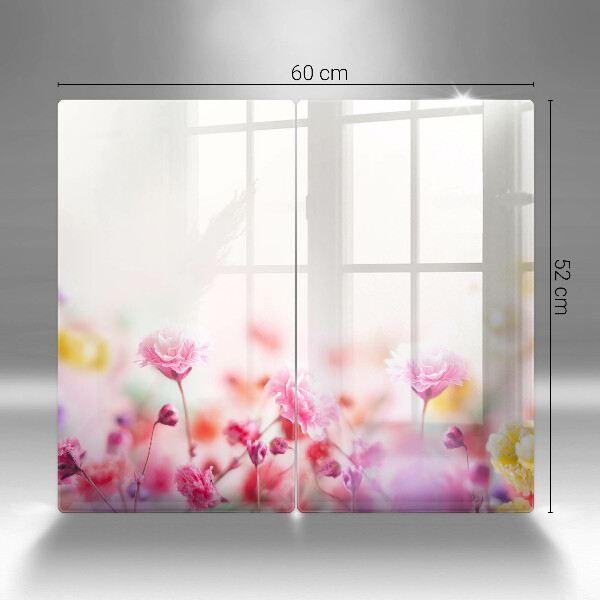 Sklo za varnou desku Květinová louka