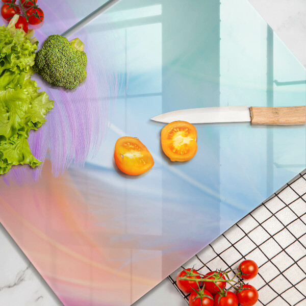 Sklo za varnou desku Pastelové peří