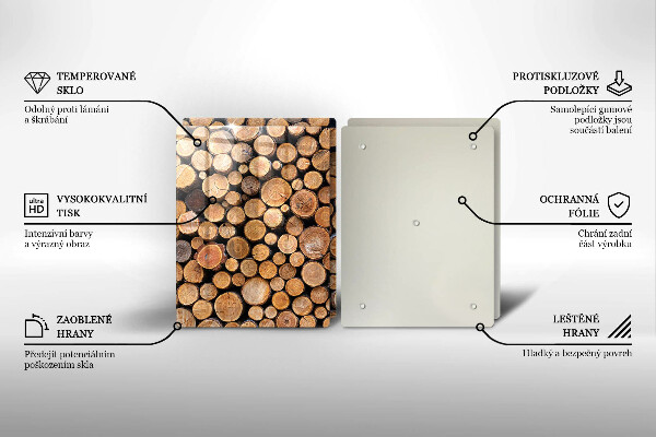 Sklo za varnou desku Kmeny stromů