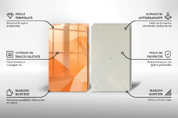 Sklo za varnou desku Geometrické pozadí