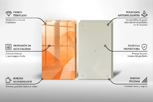 Sklo za varnou desku Geometrické pozadí