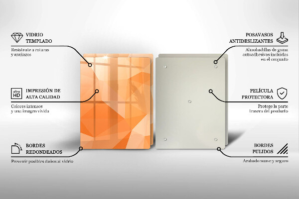 Sklo za varnou desku Geometrické pozadí