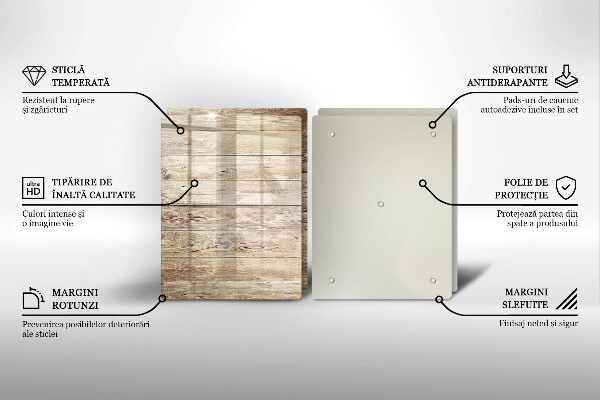 Sklo za varnou desku Dřevěná prkna