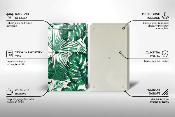 Skleněná deska za sporák Monstera odchází