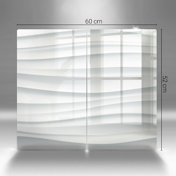 Skleněná deska za sporák Moderní struktura