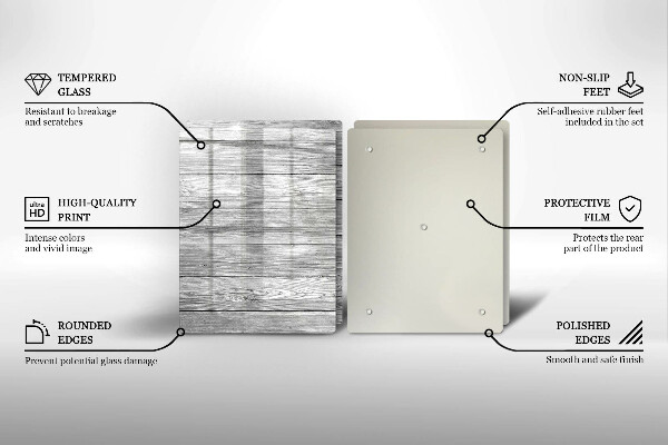Skleněná deska za sporák Staré dřevěné desky