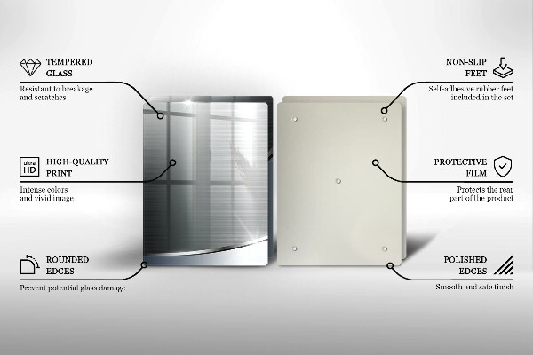 Skleněná deska za sporák Kovový abstrakce vzor