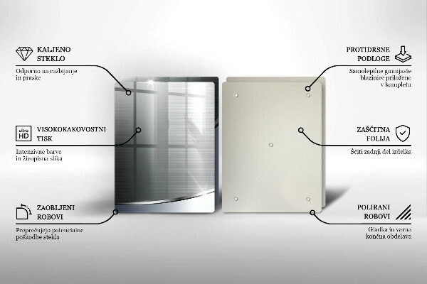 Skleněná deska za sporák Kovový abstrakce vzor