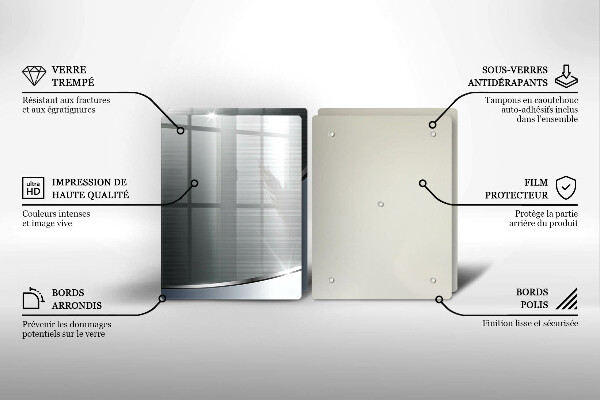 Skleněná deska za sporák Kovový abstrakce vzor