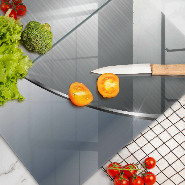 Skleněná deska za sporák Kovový abstrakce vzor