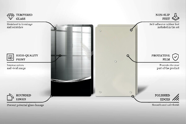 Sklo za varnou desku Abstrakce s kovem