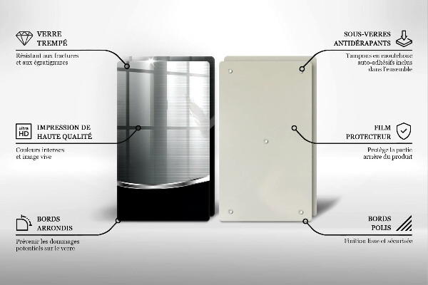 Sklo za varnou desku Abstrakce s kovem