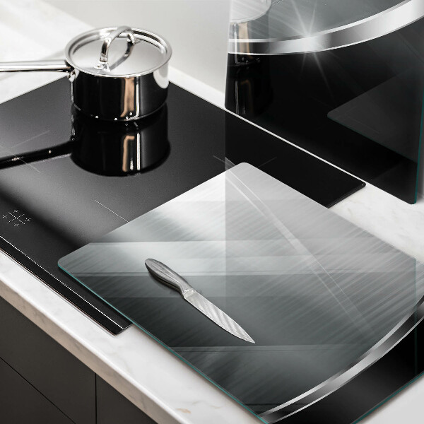 Sklo za varnou desku Abstrakce s kovem