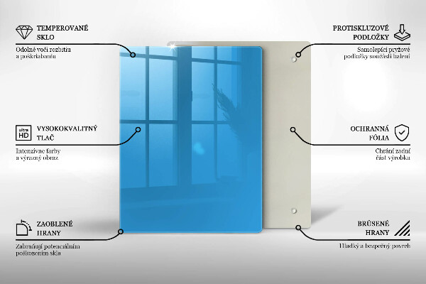 Kryt na varnou desku Modrá barva