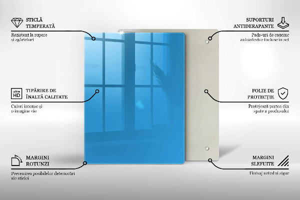 Kryt na varnou desku Modrá barva