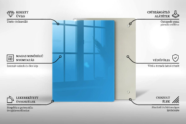 Kryt na varnou desku Modrá barva