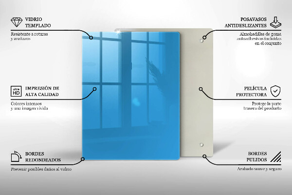 Kryt na varnou desku Modrá barva