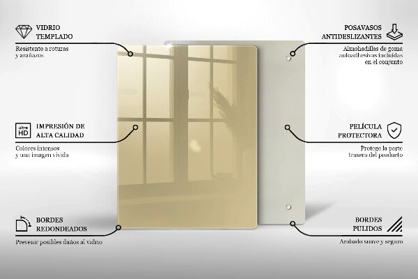 Kryt na varnou desku Barva béžová