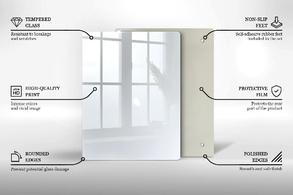 Kryt na varnou desku Bílá barva