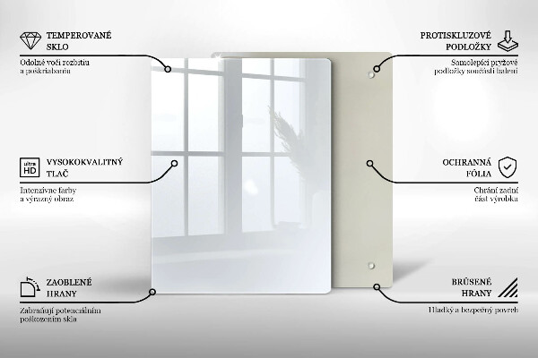 Kryt na varnou desku Bílá barva