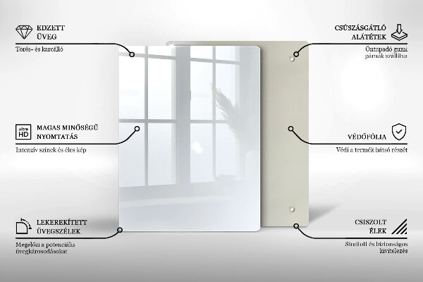 Kryt na varnou desku Bílá barva