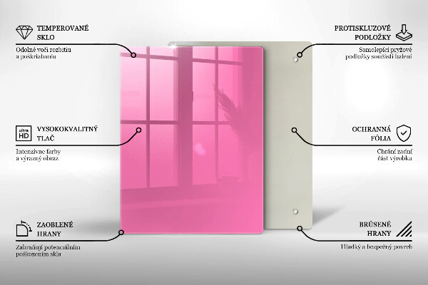 Kryt na varnou desku Růžová barva