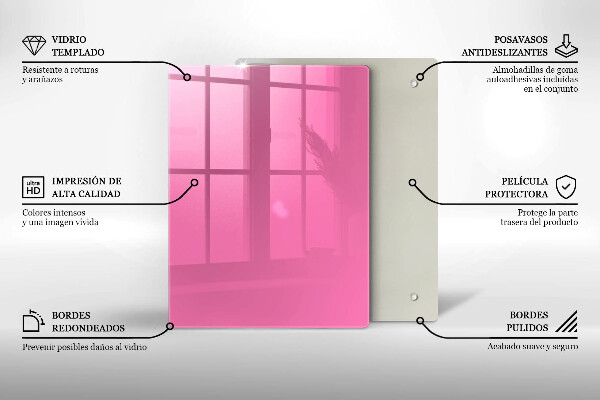 Kryt na varnou desku Růžová barva