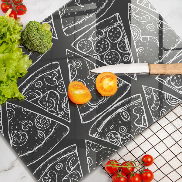 Kryt na varnou desku Pizza ilustrace