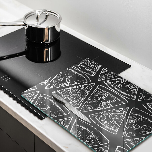 Kryt na varnou desku Pizza ilustrace