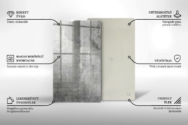Kryt na varnou desku Betonová textura