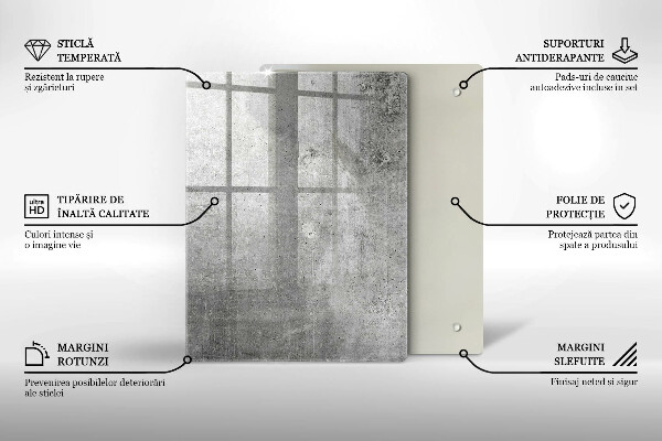 Kryt na varnou desku Betonová textura