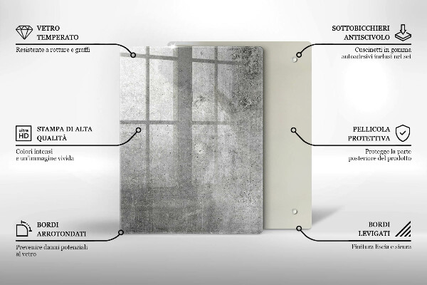Kryt na varnou desku Betonová textura
