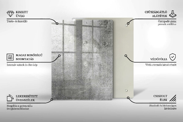 Kryt na varnou desku Betonová textura