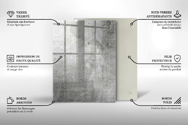 Kryt na varnou desku Betonová textura